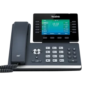 Téléphone IP T54W de marque Yealink - Leader mondial en fourniture et solution de téléphonie VoIP - Partenaire premium d'EISN