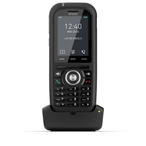 Combiné DECT industriel Snom M80 noir et robuste
