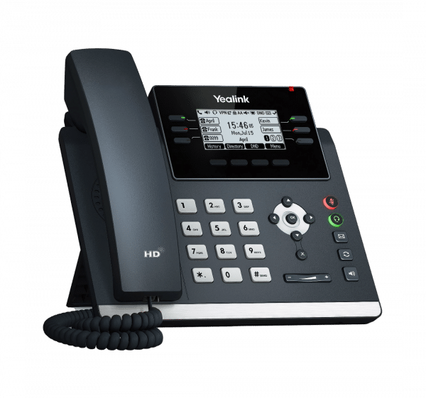 Téléphone SIP T42U PoE 12 SIP