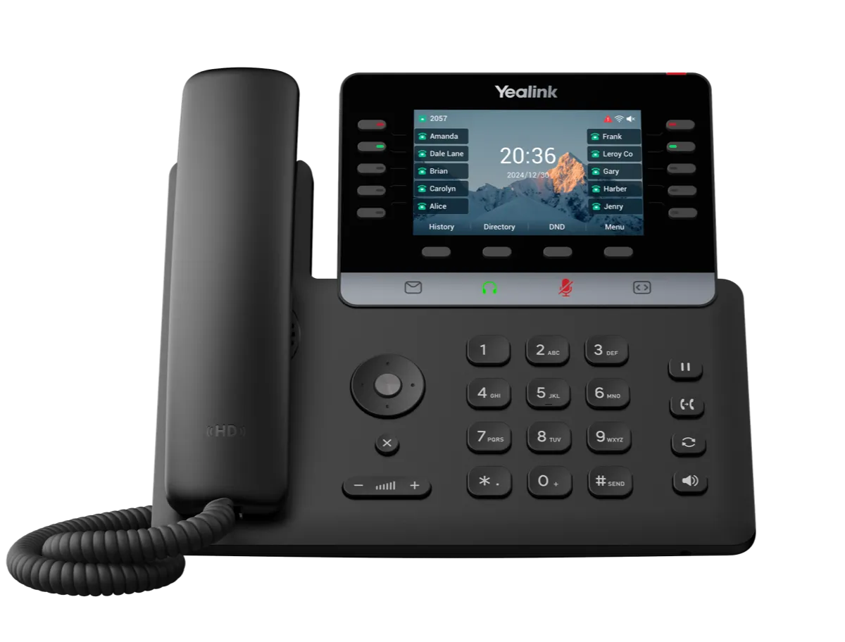 Téléphone IP SIP-T74U de marque Yealink - Leader mondial en fourniture et solution de téléphonie VoIP - Partenaire premium d'EISN