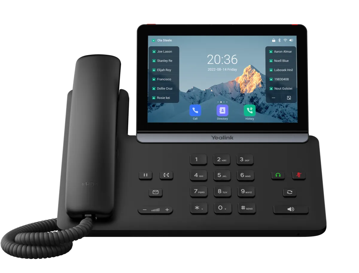 Téléphone IP SIP-T88W de marque Yealink - Leader mondial en fourniture et solution de téléphonie VoIP - Partenaire premium d'EISN