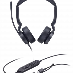 Yealink UH44 Dual branché sur ordinateur portable en USB-A