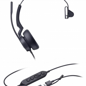 Casque filaire Yealink UH46 Mono noir avec micro IA