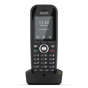 Téléphone sans fil Snom M30 sur socle de chargement