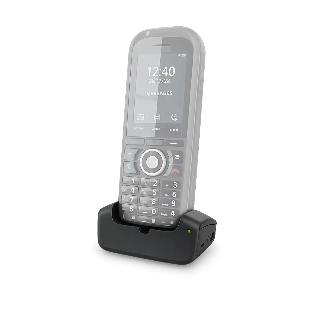 Station d'accueil vide pour combiné DECT Snom M70. Chargeur SNOM M70.